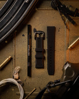 Black Rubber Strap With PVD Buckle