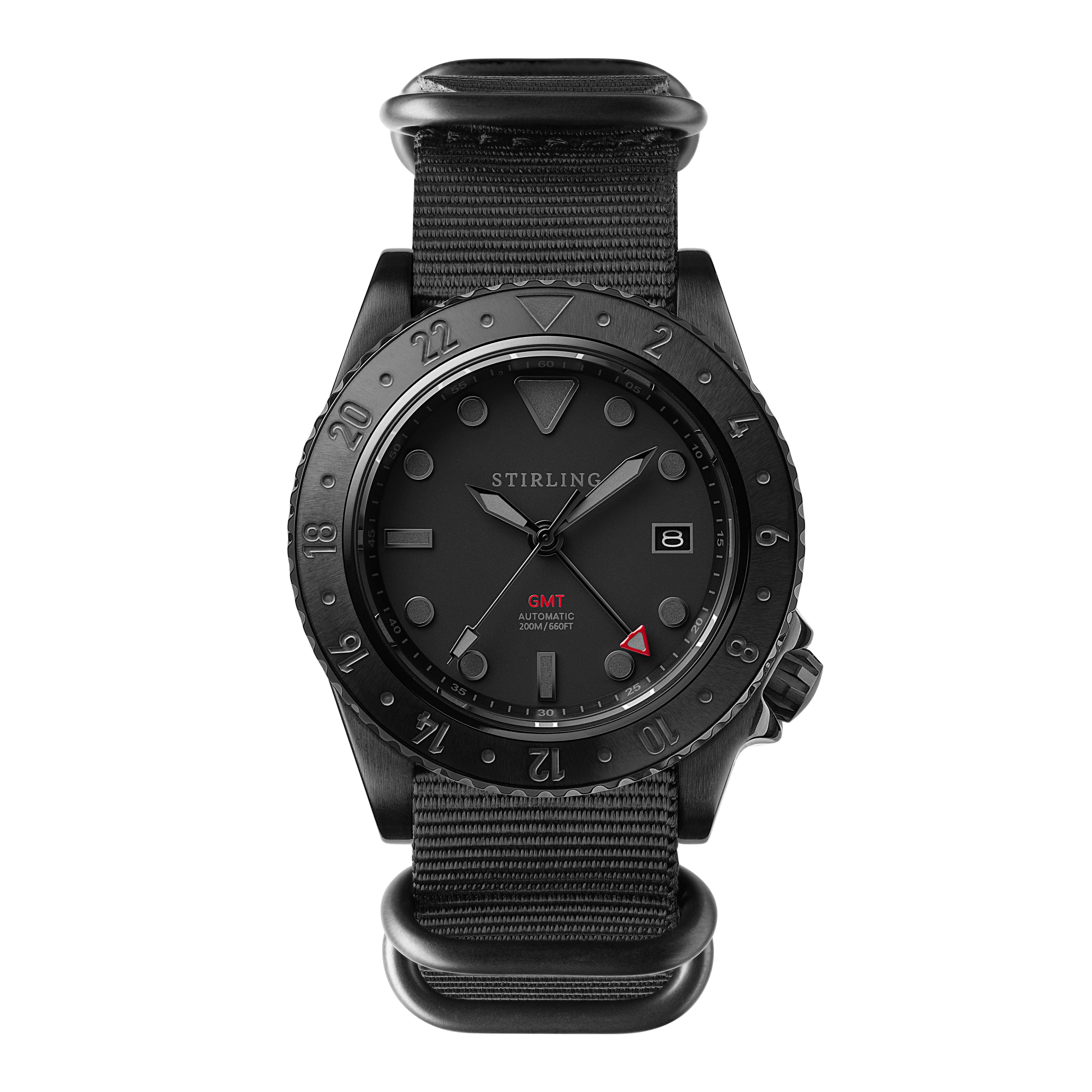 Durrant GMT - Black – Stirling Timepieces
