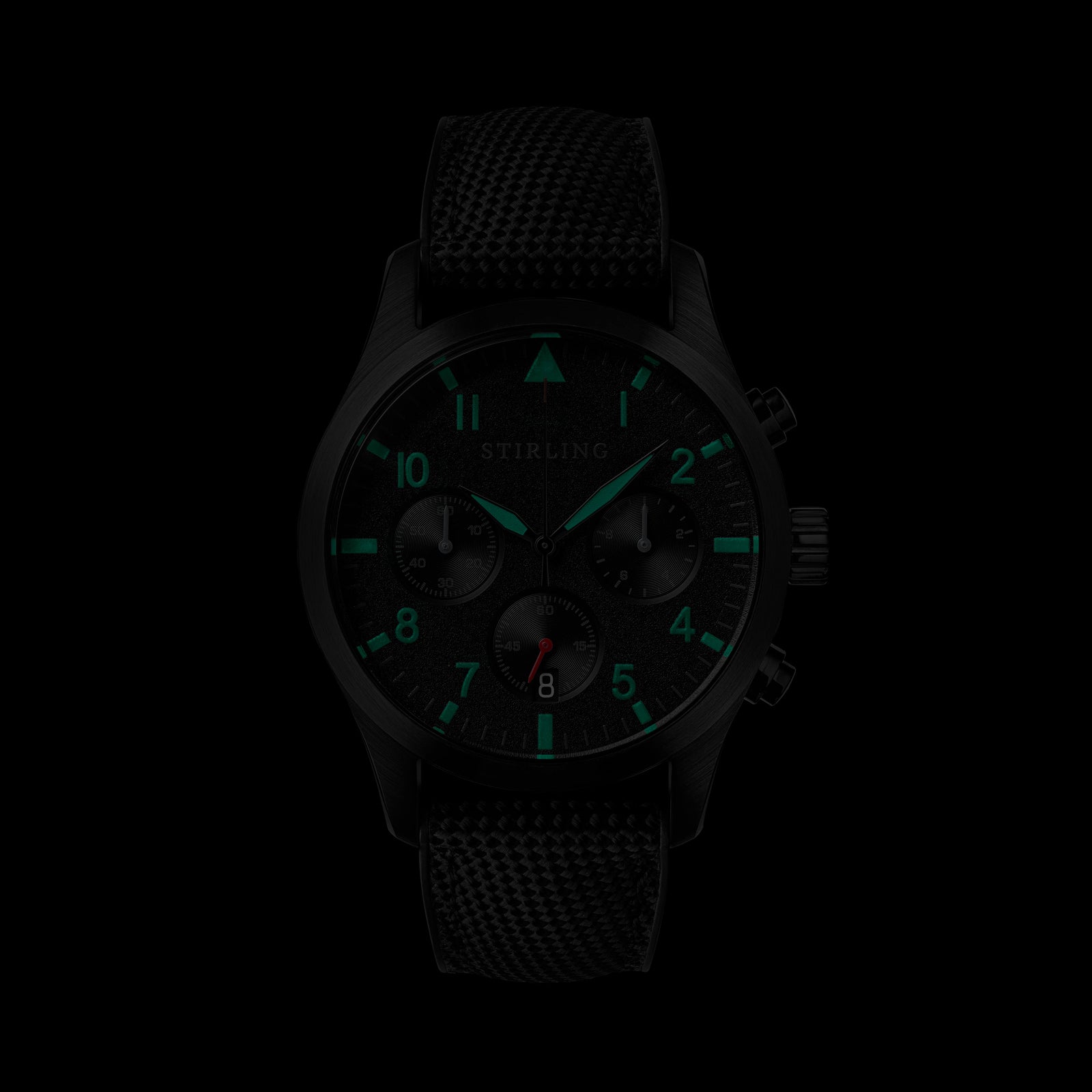 Gibson Chronograph - Blackout – Stirling Timepieces