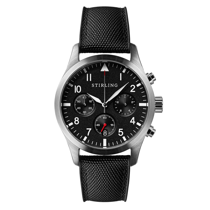 時計 Mr.Gibson Gibson Chronograph - Steel – Stirling Timepieces